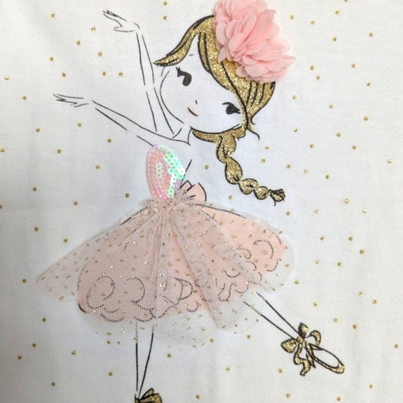 Lulurain Girls (Size 7/8) Ballerina Sleeveless Top With Tule Accents - Picture 4 of 7